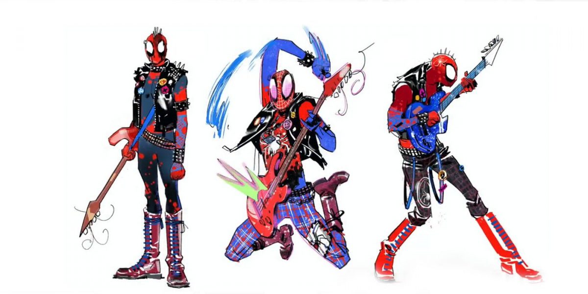 Across the Spider-Verse Concept Art Shows Daniel Kaluuya’s Spider-Punk